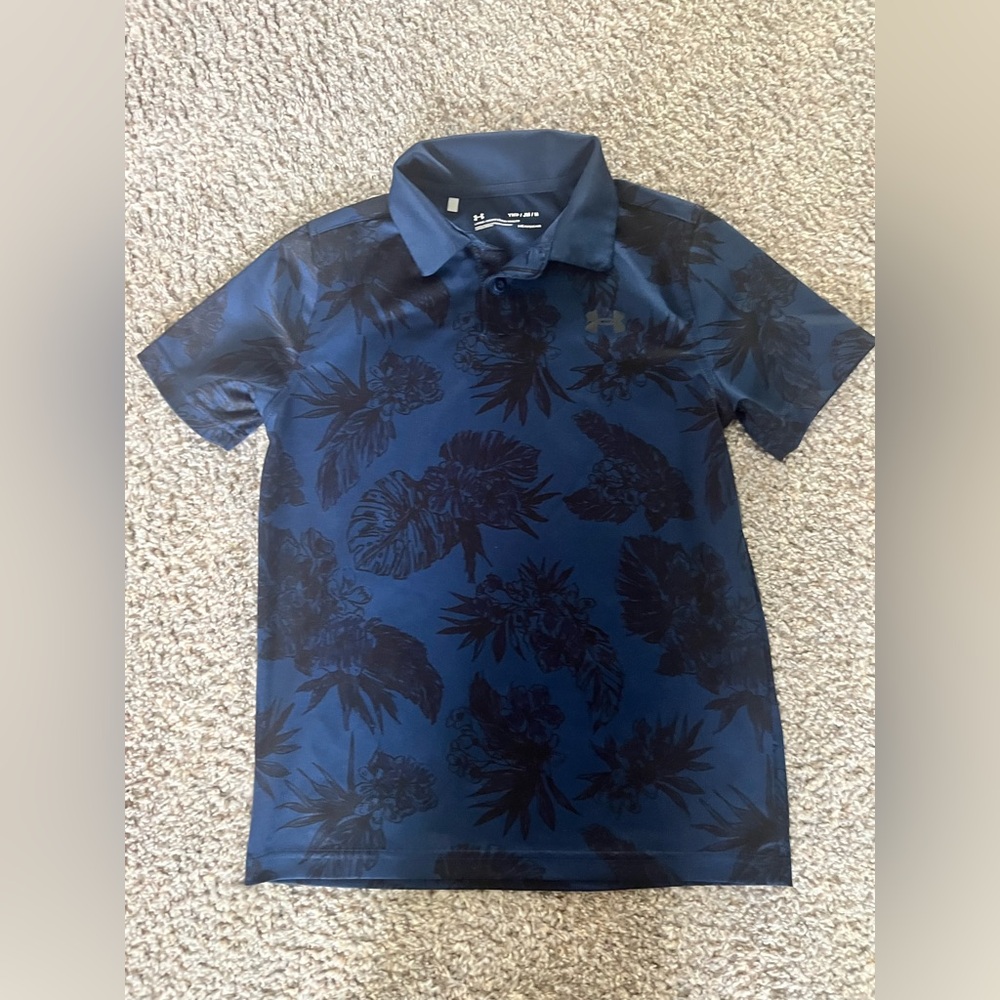 Under Armour Performance Boys Navy Shirt